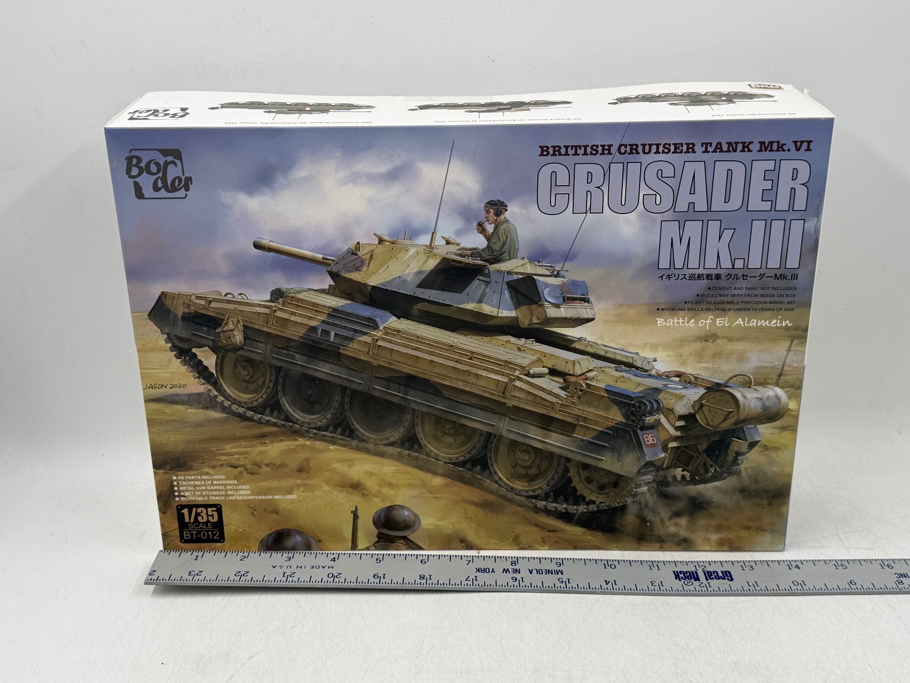 Unbuilt Border British Cruiser Tank Mk. VI Crusader Mk. III 1/35 Scale ...