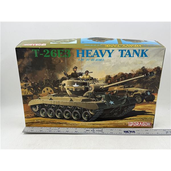 Unbuilt Dragon T-26E3 Heavy Tank 1:35 Scale Model Kit