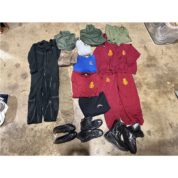 VTG Military/Police Tracksuits, Boots, & Other Clothing