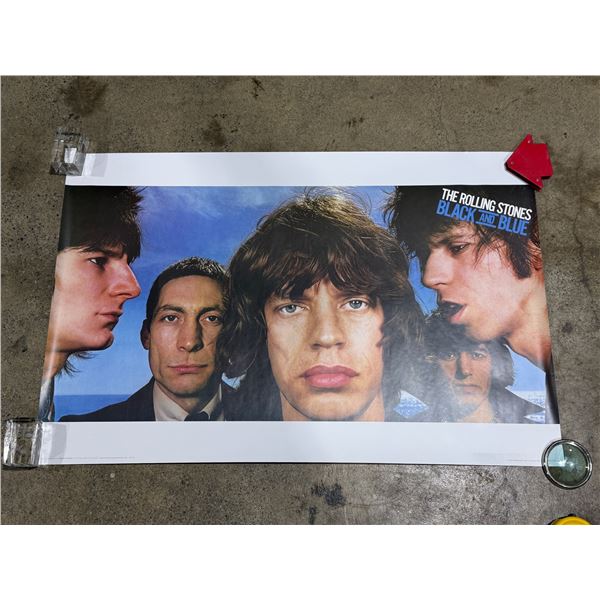 The Rolling Stones Black and Blue Poster