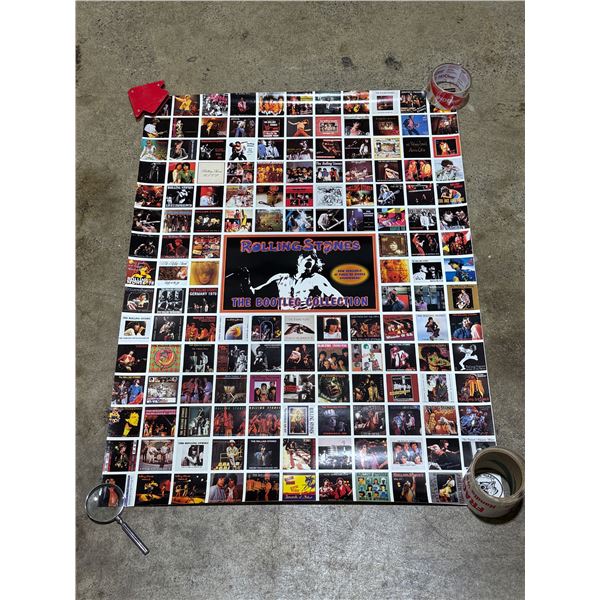 Rolling Stones The Bootleg Collection Poster