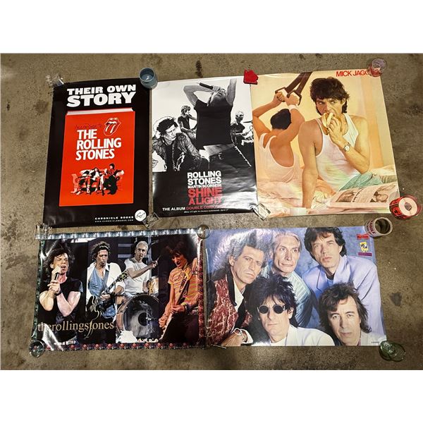 Lot of VTG Rolling Stones & Mick Jagger Posters