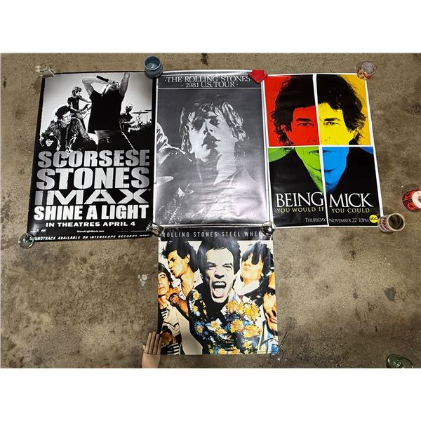 Lot of VTG Rolling Stones & Mick Jagger Posters