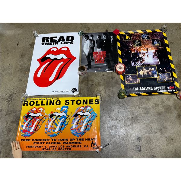 Lot of VTG Rolling Stones Posters