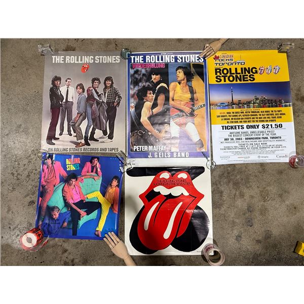 Lot of VTG Rolling Stones Posters