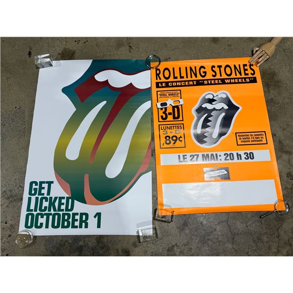 2 VTG Rolling Stones Posters