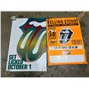 Image 1 : 2 VTG Rolling Stones Posters