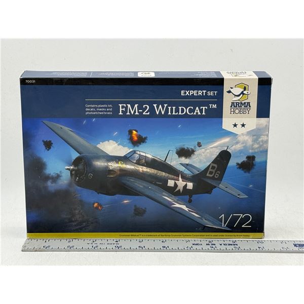 Unbuilt Arma Hobby FM-2 Wildcat 1/72 Scale Model Kit