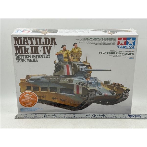 Sealed Tamiya Matilda Mk. III/IV British Infantry Tank 1/35 Scale Model Kit