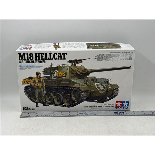 Unbuilt Tamiya M18 Hellcat US Tank Destroyer 1/35 Scale Model Kit