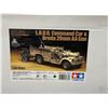 Image 2 : Unbuilt Tamiya LRDG Command Car & Breda 20mm AA Gun Model Kit & Battleship Upgrade Set