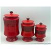Image 1 : 3 Italian Kitchen Cannisters
