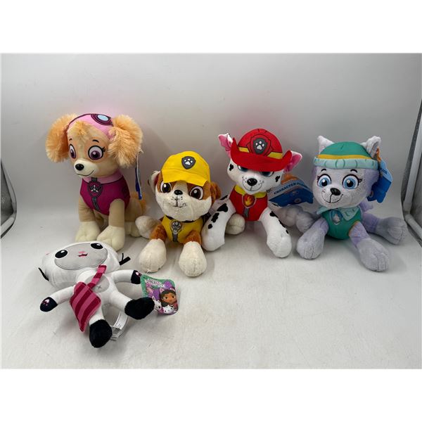 Lot of Paw Patrol Plushes (1 Gabby's Dollhouse)