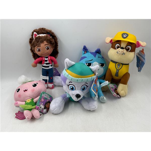 Lot of Paw Patrol & Gabby's Dollhouse Plushes