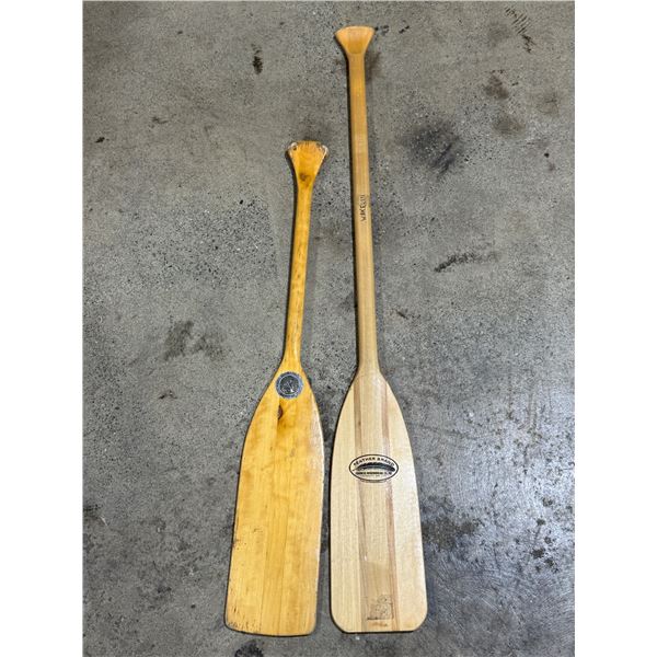 2 Wooden Oars