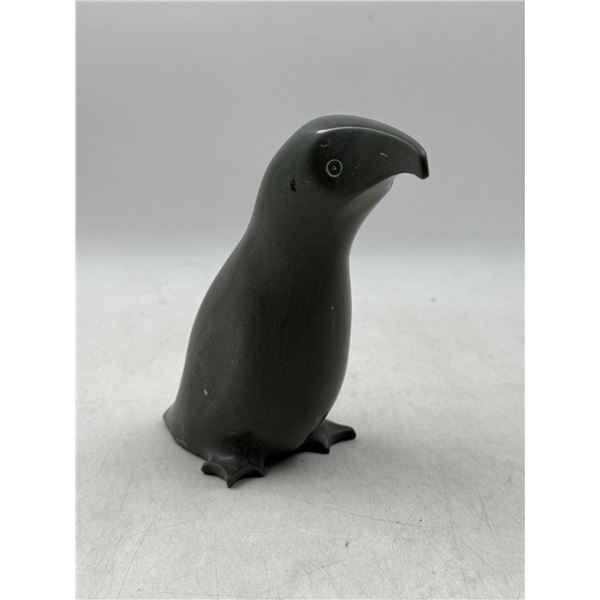 Signed Hand-Carved Stone Sculpture