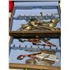 Image 2 : Lot of Assorted Silver-Plated Serving Ware & Assorted Cutlery