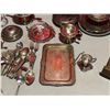 Image 4 : Lot of Assorted Silver-Plated Serving Ware & Assorted Cutlery
