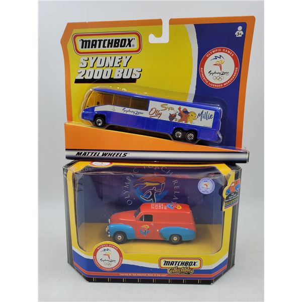 2 VTG Matchbox Sydney Olympics Vehicles