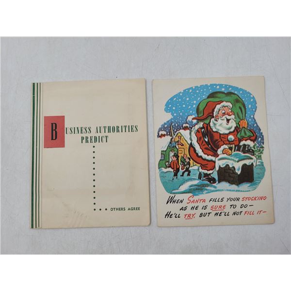 2 VTG Greeting Cards (1 Risque)