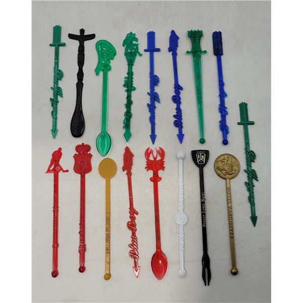 Lot of VTG Vancouver Stir Sticks & Appetizer Spoons