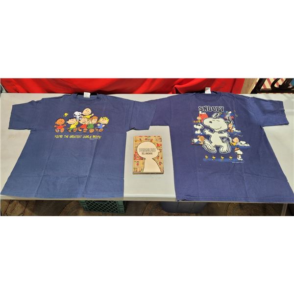 2 Peanuts T-Shirts & Peanuts Archive Book