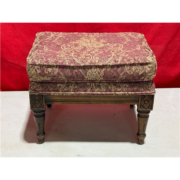 Antique Upholstered Footstool