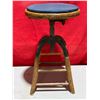 Image 1 : VTG Upholstered Wooden Stool
