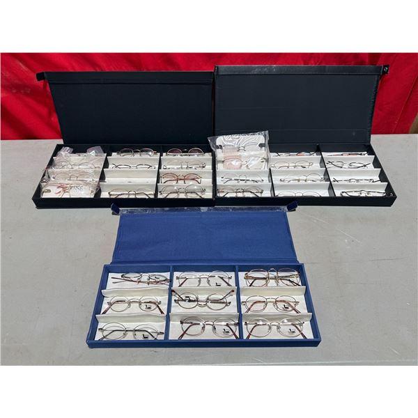 Assorted NOS Glasses w/ Display Cases