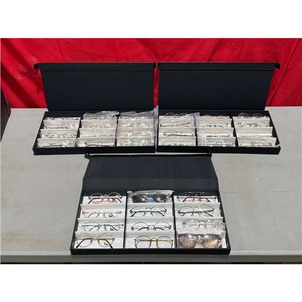 Assorted NOS Glasses w/ Display Cases