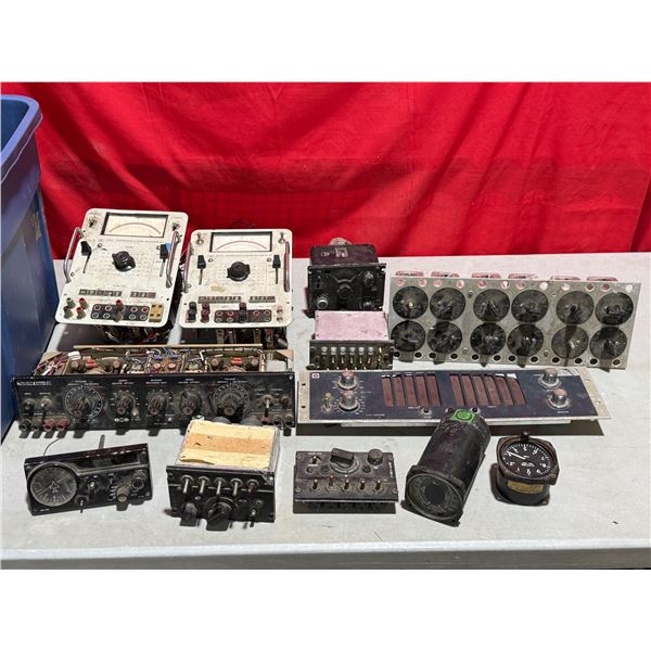 Lot of VTG Radio Equipment & Electronic Test Gear