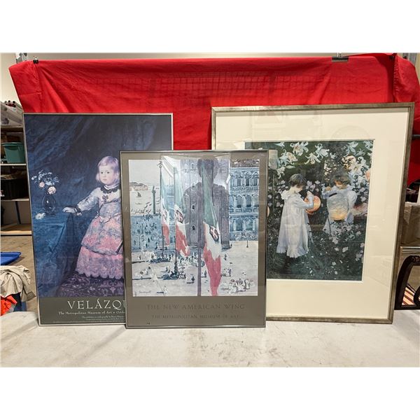 3 Framed Prints