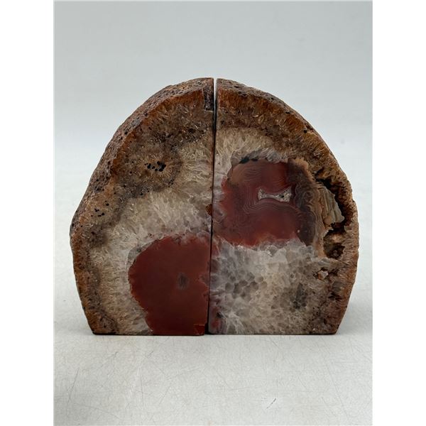 Pair of Geode Bookends