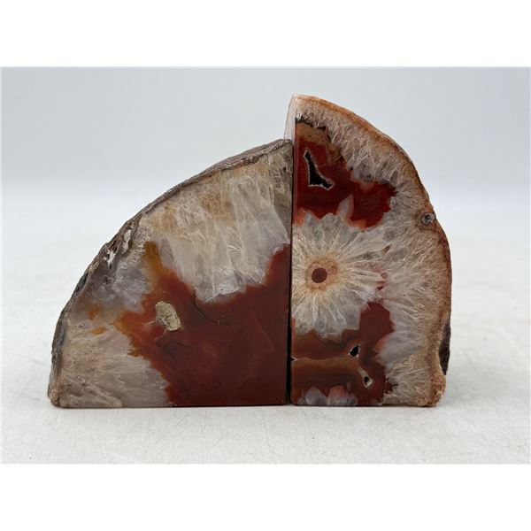 Pair of Geode Bookends
