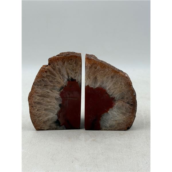 Pair of Geode Bookends