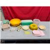 Image 1 : VTG Plastic Storage Container Lot w/ Tupperware
