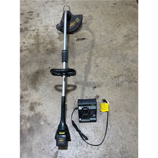 Yardworks Weed Whacker w/ Battery Charger