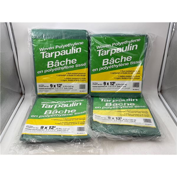 4 Woven Polyethylene Tarps