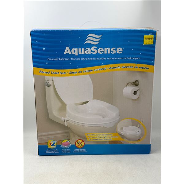AquaSense Raised Toilet Seat