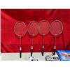 Image 4 : Outdoor Lot w/ Badminton Rackets, Badminton Net, Dive Mask, Floaties, & More