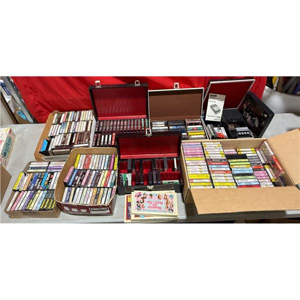Lot of Assorted Cassette Tapes