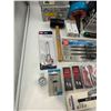 Image 2 : Tool & Automobile Lot w/ Tire Tread Depth Gauge, Portable Halogen Lamp, Torx Screwdrivers, & More