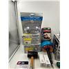 Image 6 : Tool & Automobile Lot w/ Tire Tread Depth Gauge, Portable Halogen Lamp, Torx Screwdrivers, & More