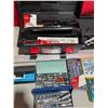 Image 3 : Assorted Tool Lot w/ Socket Sets, Toolbox, Tape Measure, Strap Ties, & More
