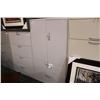 Image 1 : Global Grey 2 Drw. Lateral File Cabinet