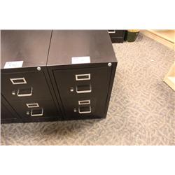 Black 2 Drawer Vertical File Cabinet