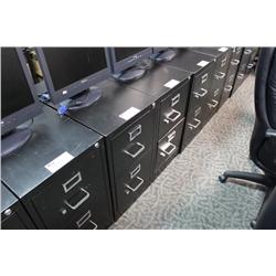 Black 2 Drawer Vertical File Cabinet