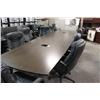 Image 1 : Dark Walnut 18Ft Executive Boardroom Table