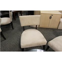 Tan Microfibre Lounge Chair