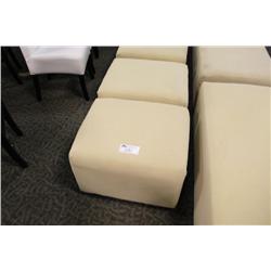 Tan Microfibre Lounge Stool